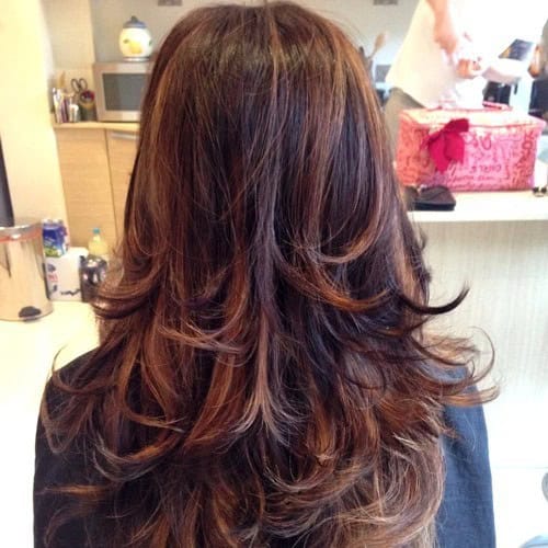 Fabulous Brown Hair with Flicked Ends