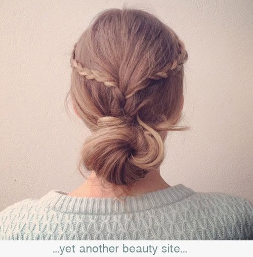 Beautiful Twisted Updo with Braids