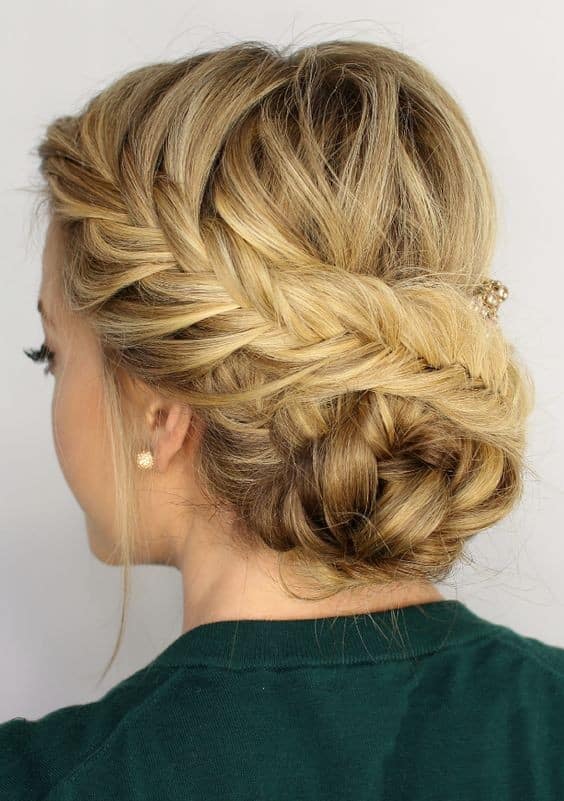 Braided Bridal Wedding Updo