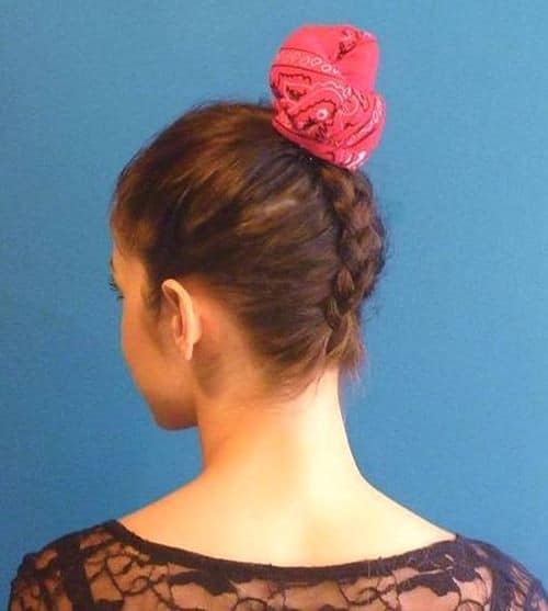 Upside Down Braided Bun