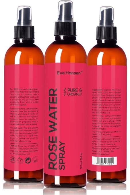 Organic ROSE WATER SPRAY