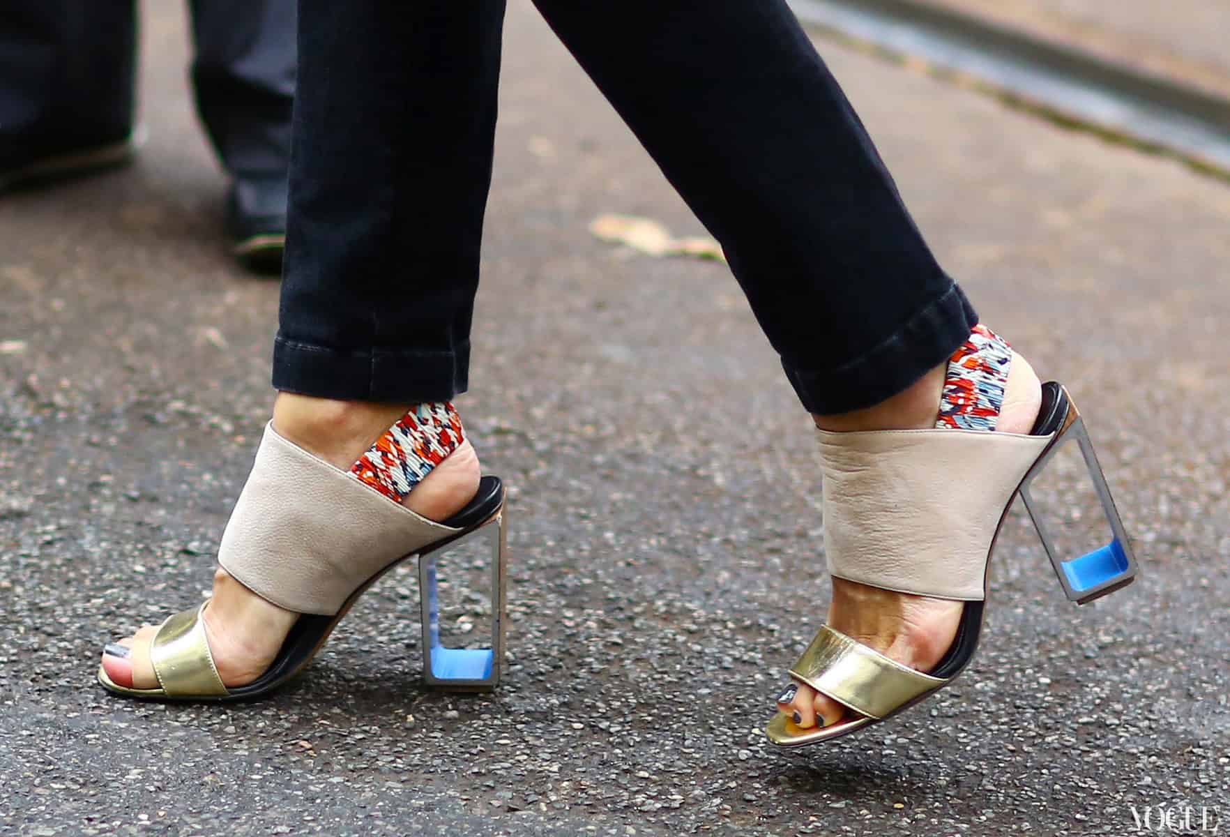 “Iced out” heels