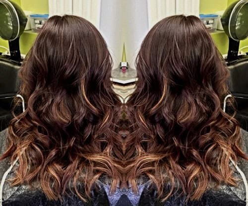 Gorgeous Curly Brown Balayage