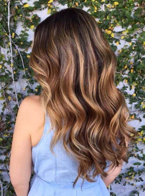 Sun-kissed Balayage Effect