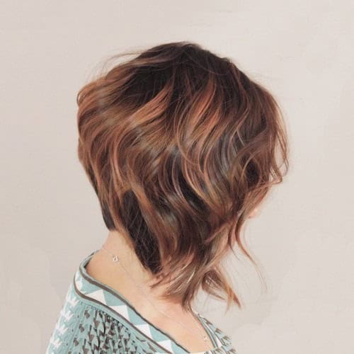 Beautiful Brown Graduated Bob