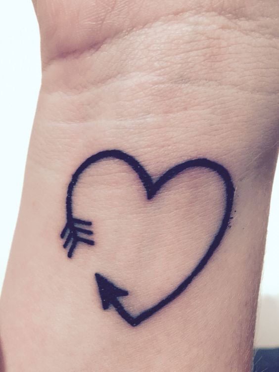 Heart Wrist Tattoo