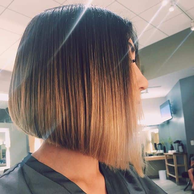 A-line ombre bob