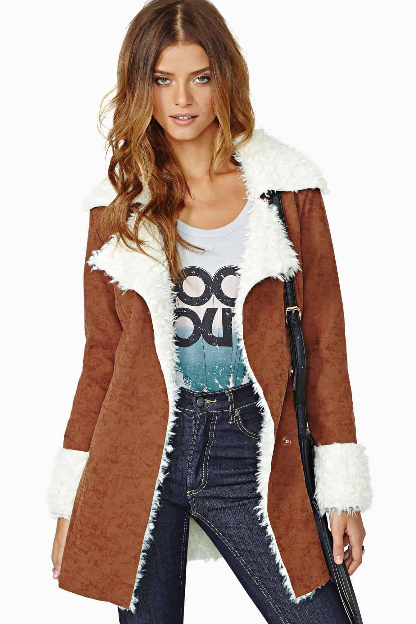 Shearling coat