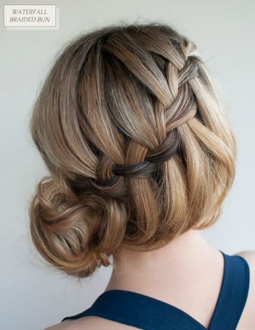 Fantastic Waterfall Braided Bun Tutorial