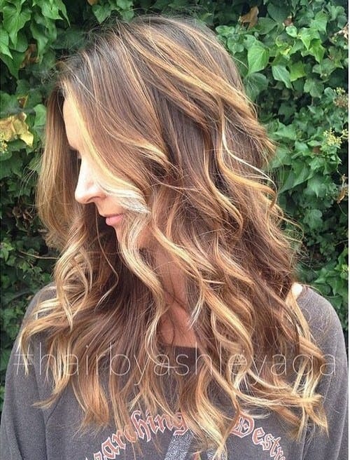 Wonderful Light Curly Balayage