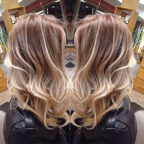 Brown to Blonde Balayage