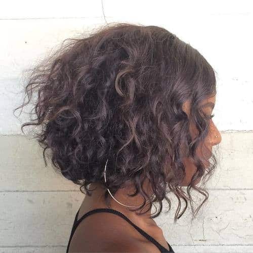 Brown Curly Bob with Ringlets