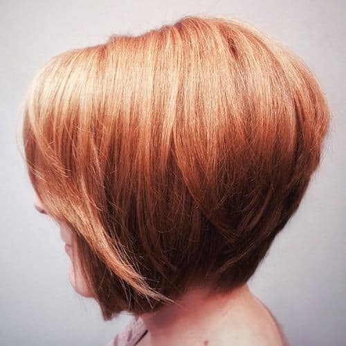 Strawberry Blonde Bouncy Bob