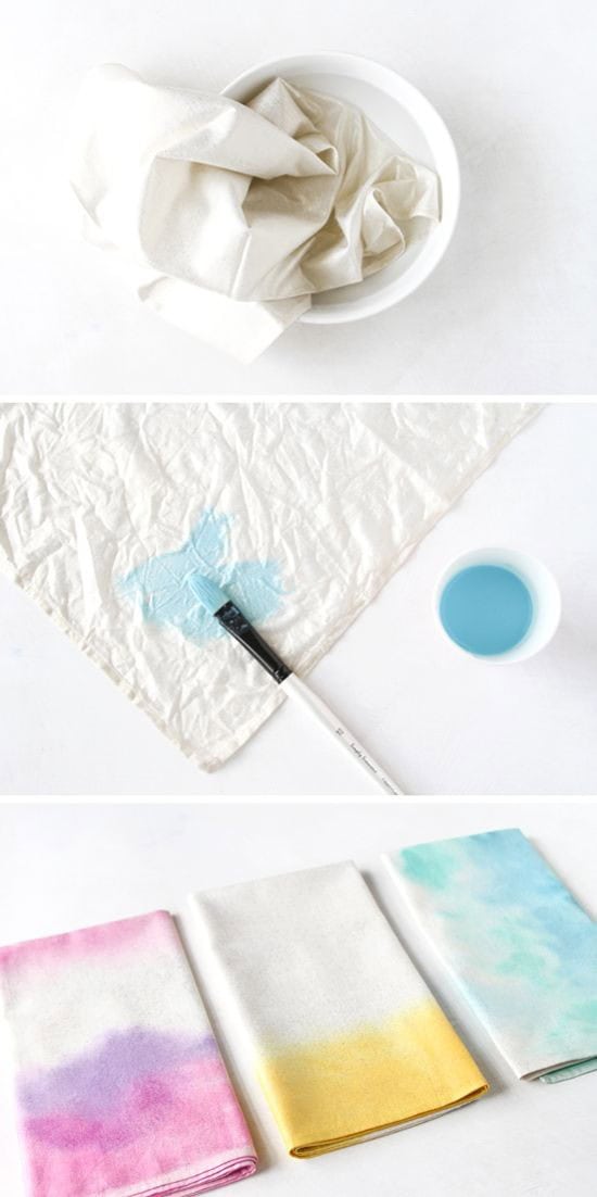 Tie-dye napkins