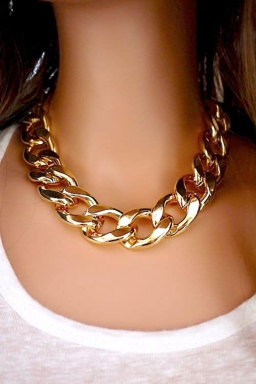 Chunky chain necklace