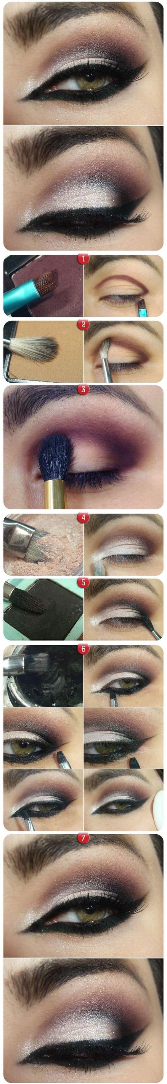 Easy Smokey Eye Makeup Tutorial: Soft Neutral Smokey Eye with Thick Eyeliner