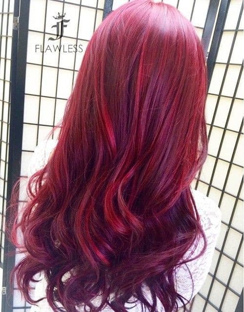 Red-Toned Purple Ringlets