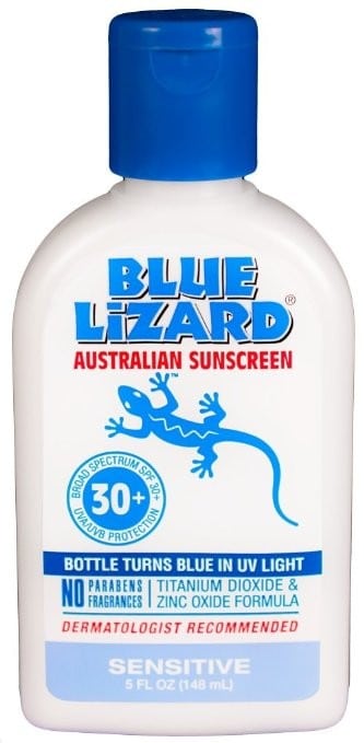 Blue Lizard Australian Sunscreen, Sensitive SPF 30+