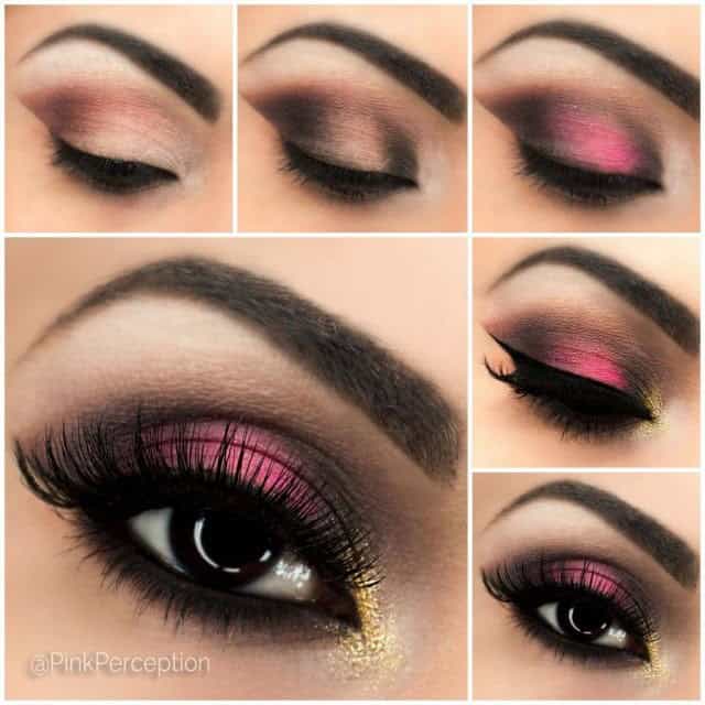 NO4. Adorable Pink Eye Makeup