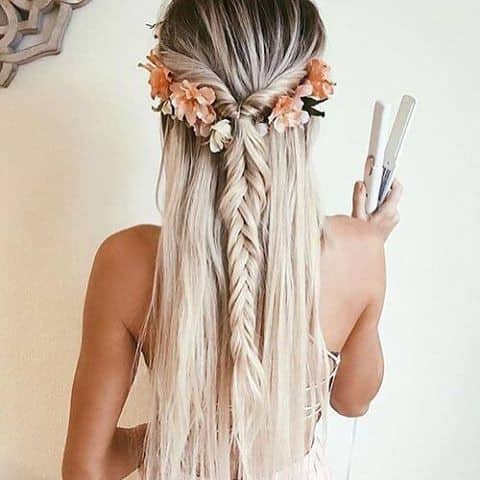 Beautiful Fishtail Braided Hairstyle