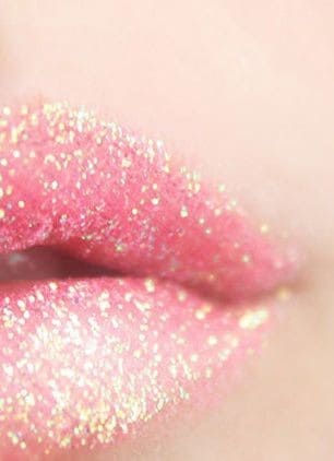 Pink and gold glitter