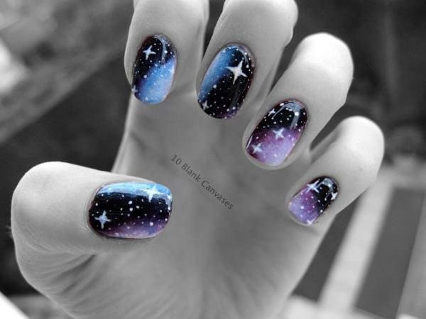 Cool Star Nail Design