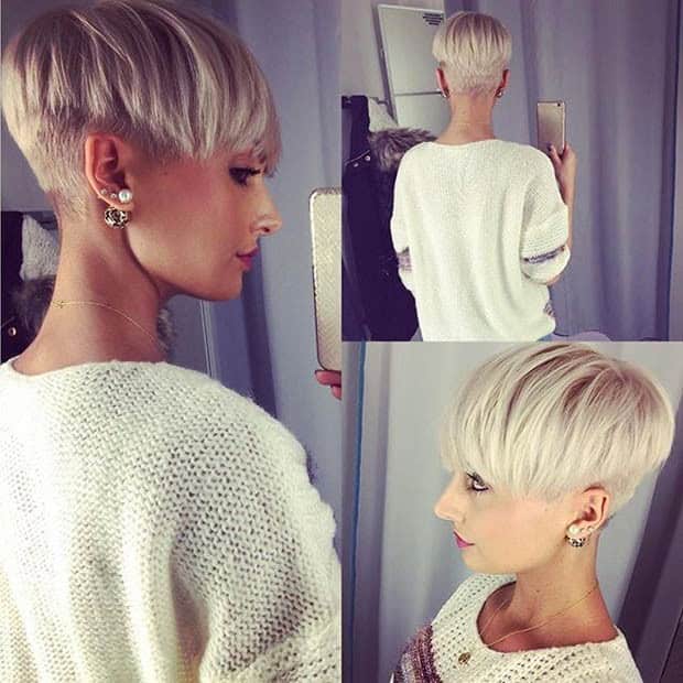 Undercut Hairstyle for Blonde Hair