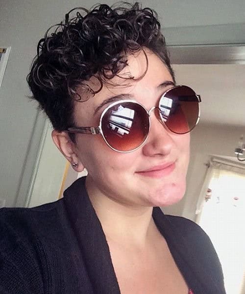 Cool Black Pixie Haircut