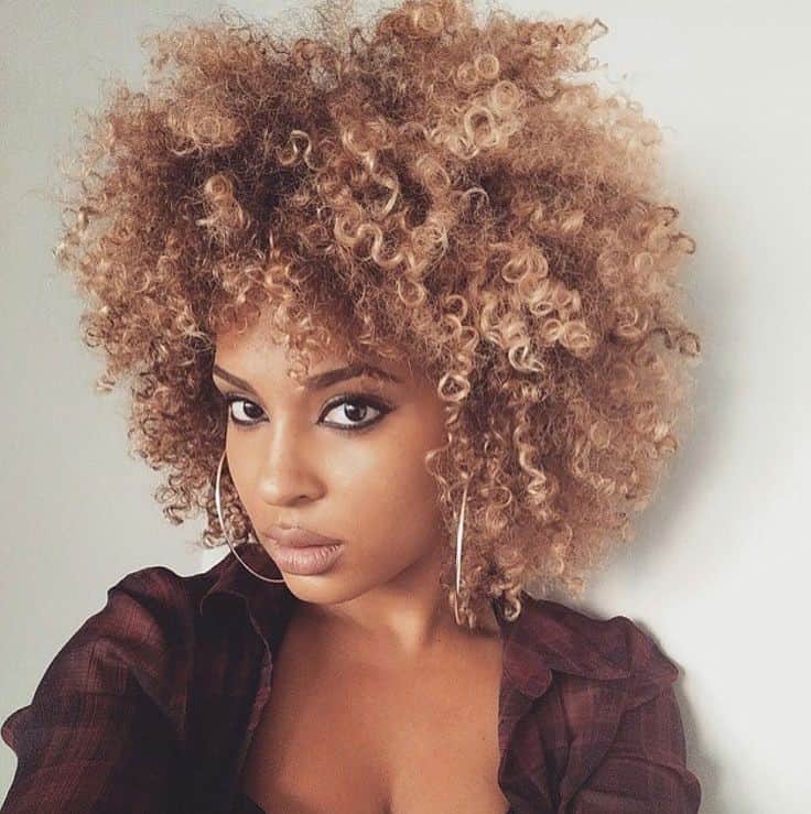 Blonde Afro