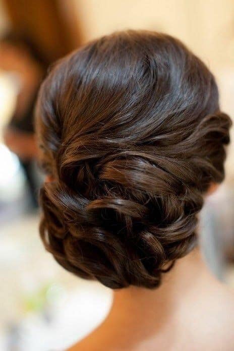 French twist for wavy hair