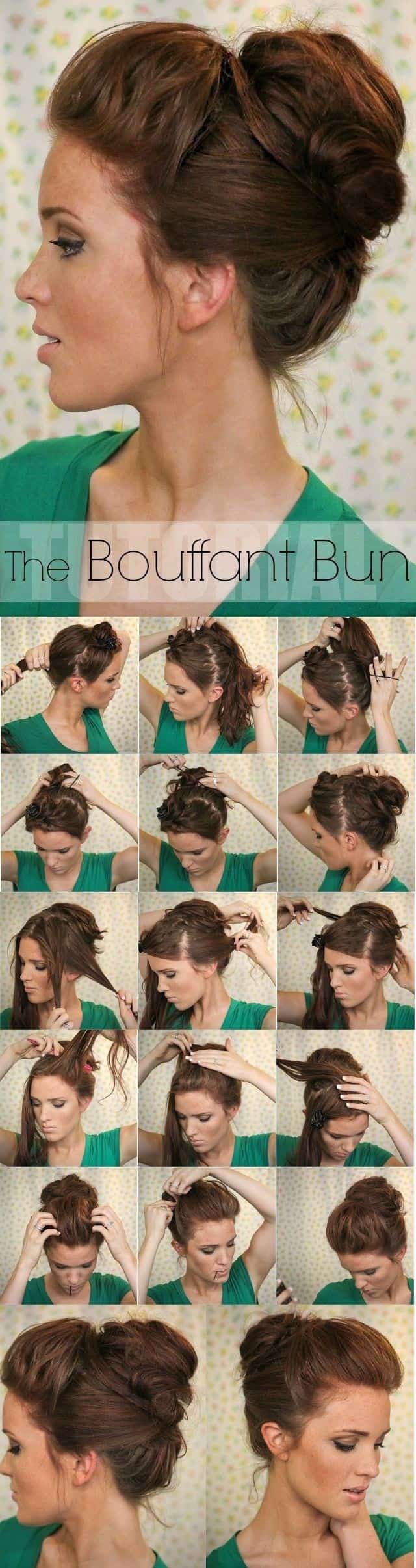 The Bouffant Bun Tutorial