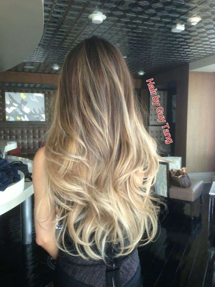 Wonderful Light Curly Balayage