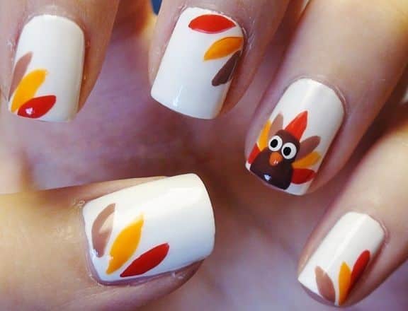 Interesting Thanksgiving Nails