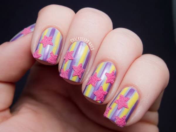 Candy Star Nail Art