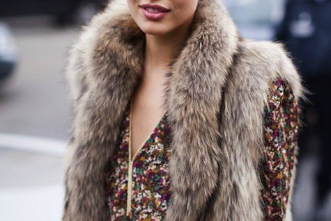 Faux fur vest