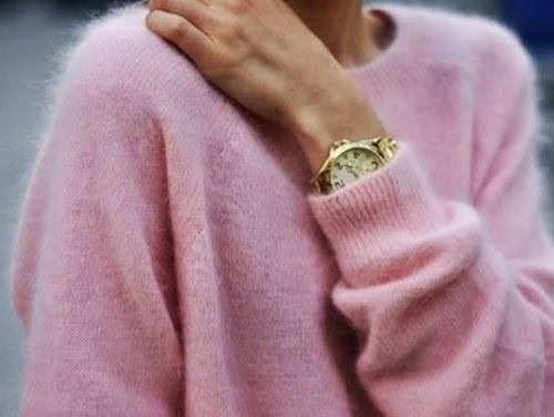 Bubblegum pink cashmere