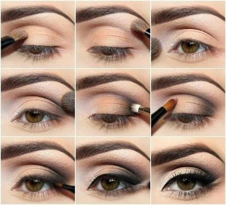 Easy Smokey Eye Makeup Tutorial: Soft Neutral Smokey Eye with Thick Eyeliner