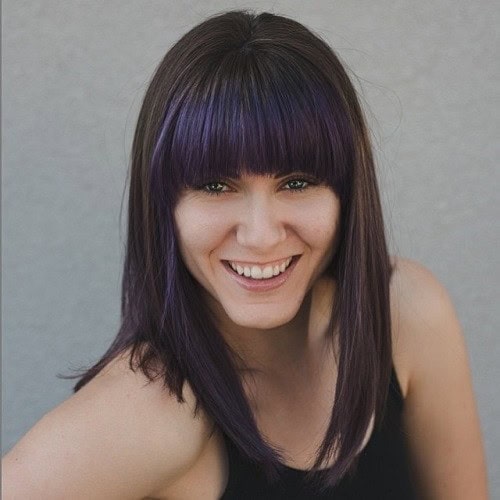 Lavender Ombre Fringe