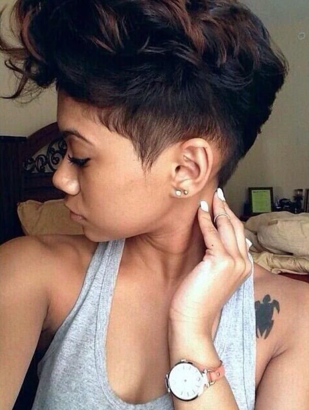 Short-n-wavy Mohawk