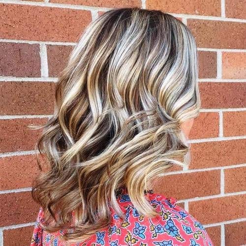 Blonde, Brown and Silver Waves