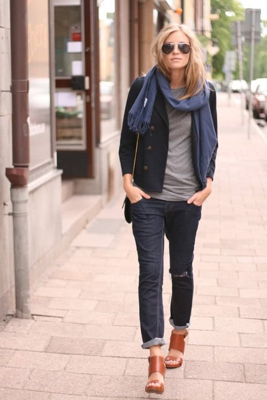 Black Blazer with Jeans