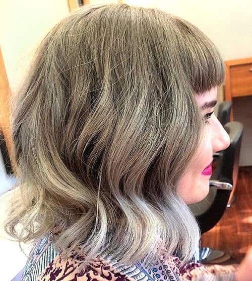 Dark Blonde to Silver Ombre