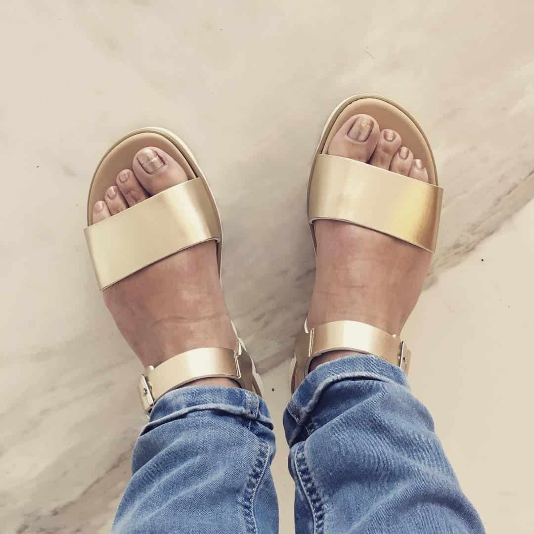 Gold Sandals