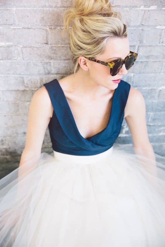 Trendy Tulle Skirt Outfit Idea