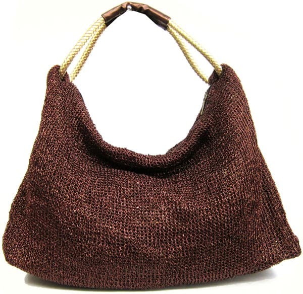 Mesh hobo purse