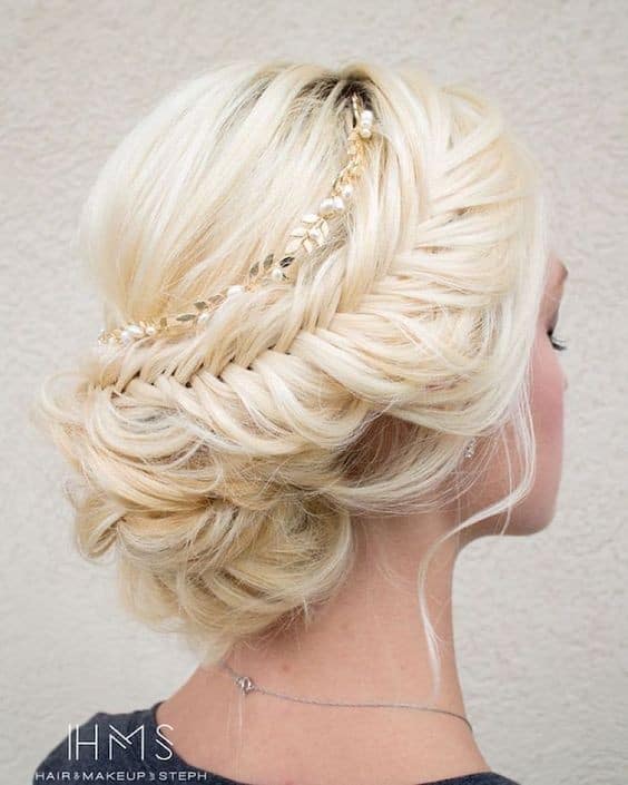 Beautiful Wedding Updo Hairstyle