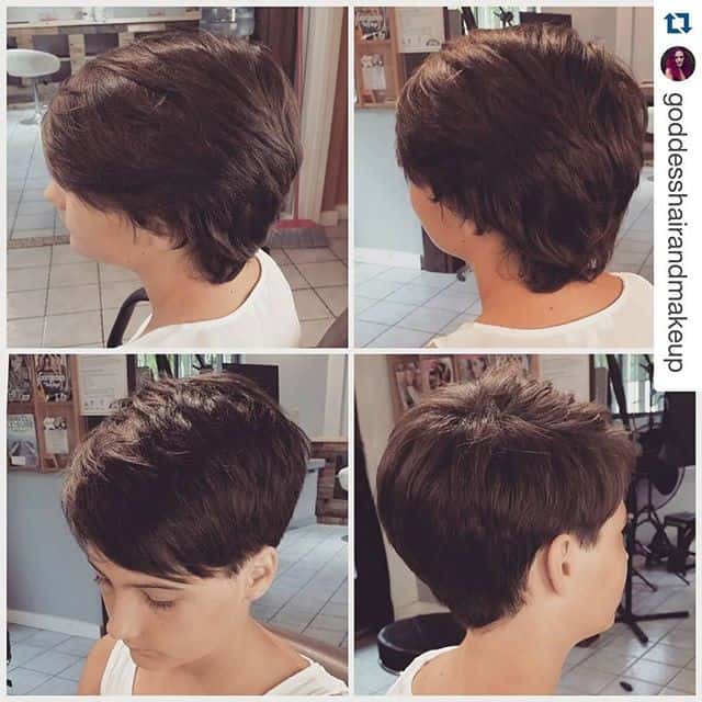 Tapered sides pixie