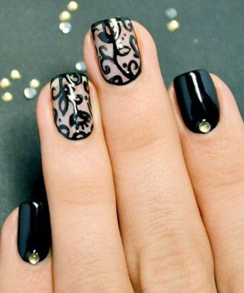 Retro-Chic Nail Art