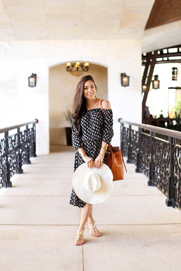 Off-the-Shoulder Dress for Spring