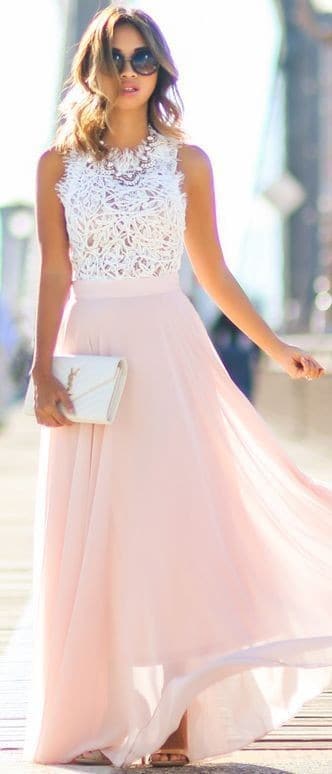 Beautiful Tulle Skirt Outfit Idea